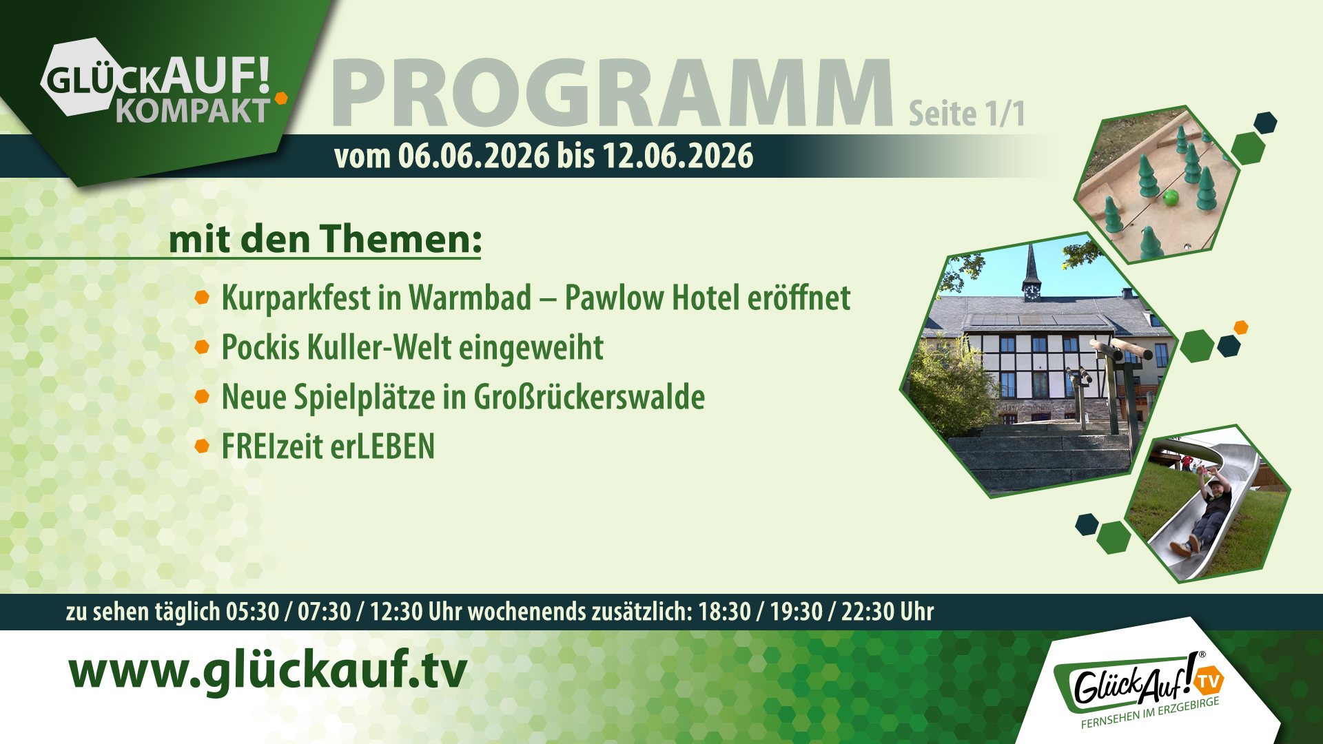 Glück Auf! kompakt für die Woche vom 06.06.2026 bis 12.06.2026